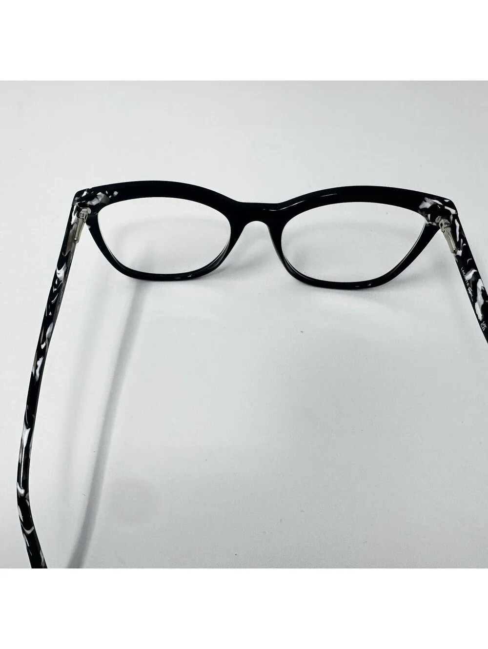 Lacoste L2884 001 Black White Marble Eyeglass Frames Only 57-20-145
